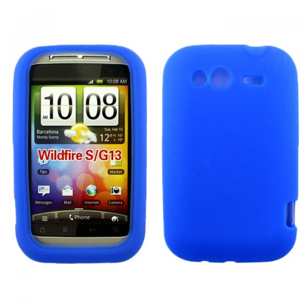 Wholesale HTC Wildfire S G13 Silicone (Blue)